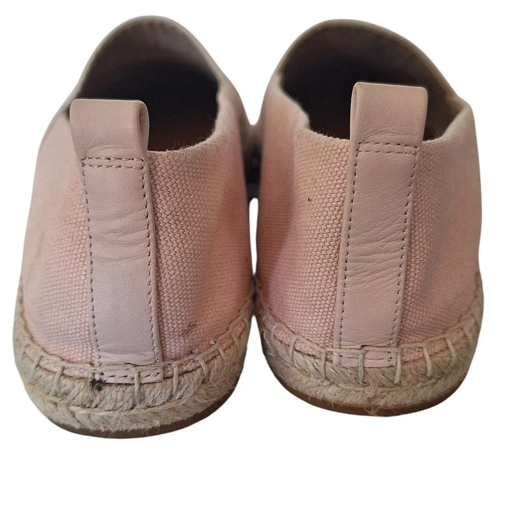 Lauren Ralph Lauren Espadrille Women‎ US 10 Caylee Canvas Flat Natural pink